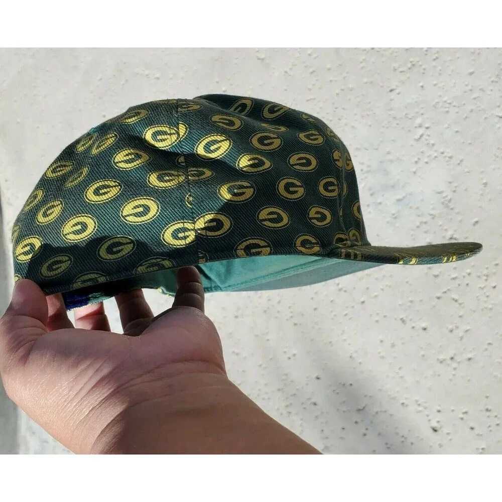 Green Bay Packers Cap Official NFL 7-5/8 Hat Cap Green Yellow Reebok Embroidered